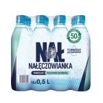 Woda mineralna Nałęczowianka lekko gazowana 0,5l  (zgrzewka - 12 butelek)