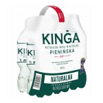Woda mineralna Kinga Pienińska lekko gazowana 1l  (zgrzewka - 6 butelek)