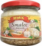 Smalec z mięsem i czosnkiem 250g MK