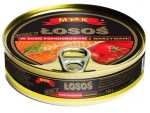 Łosoś w sosie pomidorowym z warzywami 160g MK
