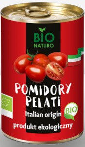 Pomidory Pelati całe bez skórki BIO 400g Bionaturo