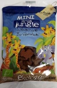 Mini ania jungle BIO herbatniki z kakao 100g Ania