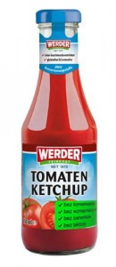 Ketchup pomidorowy "bez cukru" 450ml Werder