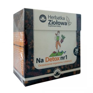 Herbatka ziołowa na detox nr 1 oczyszczanie 40g (20x2g) Natura Wita