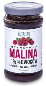 Konfitura Intensywna Malina 125% 240g Natjun