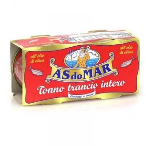 Filet z tuńczyka w oliwie z oliwek 2x100g As Do Mar