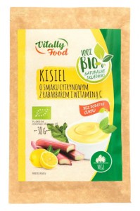 Kisiel ekologiczny o smaku cytrynowym 38g Vitally Food