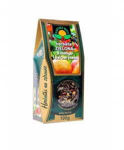 Herbata zielona z mango i berberysem 100g Natura Wita