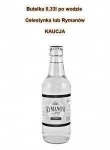 Kaucja - butelka szklana 0,33l Celestynka/Rymanów 