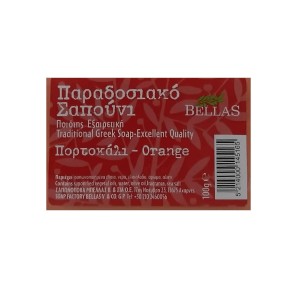 Mydło oliwkowe z pomarańczą naturalne 100g Bellas