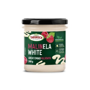 Krem o smaku malinowym Malinela white 300g