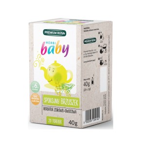 Herbatka ziołowo-owocowa Herbi Baby Spokojny brzuszek 40g (20x2g) Premium Rosa