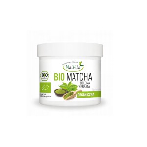 Herbata zielona matcha BIO 120g Natvita