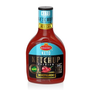 Ketchup premium meksykański keto 425g Roleski