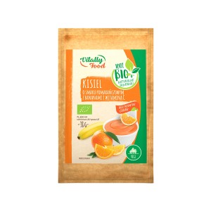 Kisiel ekologiczny o smaku pomarańczowym 38g Vitally Food