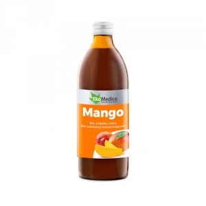 Sok puree z mango 500ml Ekamedica WYPRZ