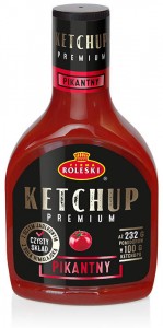 Ketchup pikantny premium 465g Roleski WYPRZ