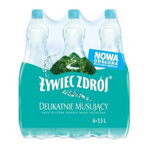 Żywiec Zdrój 1,5l lekko gaz (zgrzewka 6 szt) WYPRZ