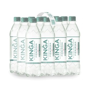 Woda mineralna Kinga Pienińska lekko gazowana 0,5l (zgrzewka - 12 butelek)