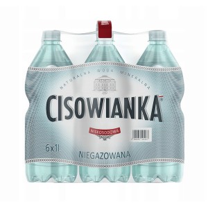 Woda Cisowianka niegazowana 1l (zgrzewka - 6 butelek)