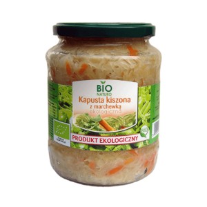 Kapusta kiszona ekologiczna 680g Bio Naturo WYPRZ