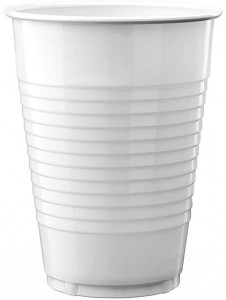 Kubek 200ml biały wielorazowy op 100szt