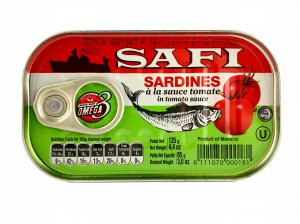 Sardynki w sosie pomidorowym 125g  MK