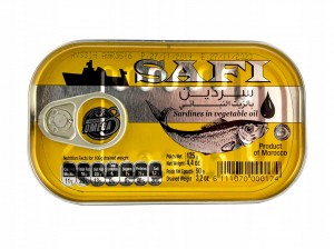 Sardynki w oleju roślinnym125g  MK 