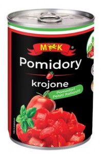 Pomidory krojone w puszce 400g MK