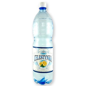 Napój celestynka gazowana o smaku cytrynowo - miętowym 1,5 l x 6 szt kaucja