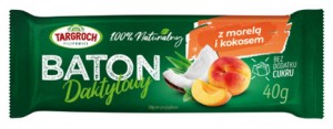 Baton daktylowy z kokosem i morelami 40 g Targroch