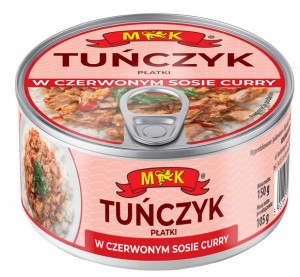 Tuńczyk w czerwonym sosie curry 150g MK