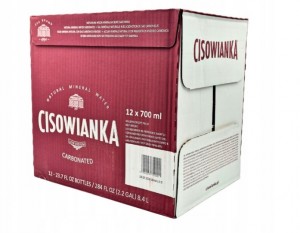 Cisowianka 0,7l x 12 szt. silnie gazowana szkło bezzwrotne 