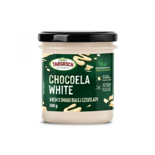Krem o smaku białej czekolady Chocoela white 300g