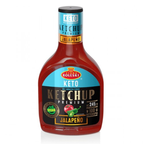 Ketchup premium jalapeno keto 425g Roleski