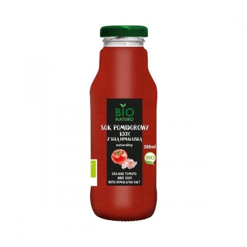 Sok pomidorowy 100% z solą himalajską BIO 300ml Bionaturo