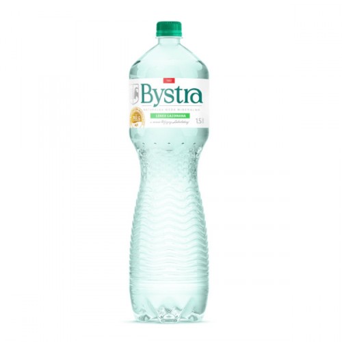 Woda mineralna Bystra lekko gazowana 1,5l (zgrzewka - 6 butelek)