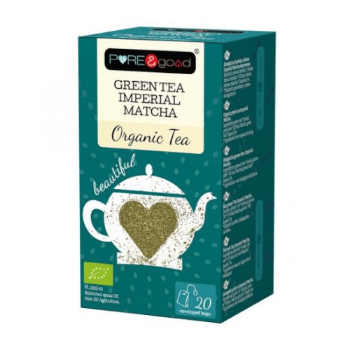 Ekologiczna herbata zielona Imperial Matcha 40g (20x2g) Pure&Good