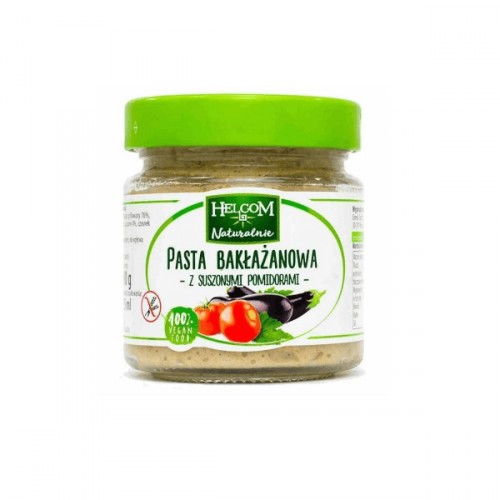 Pasta bakłażanowa z suszonymi pomidorami 190g Helcom