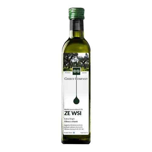 ORYGINALNA GRECKA OLIWA Z OLIWEK EXTRA VIRGIN 1L ŁAGODNA