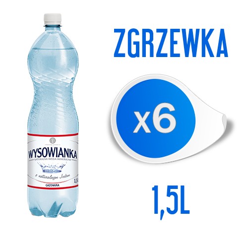 WYSOWIANKA GAZOWANA 1,5l (zgrzewka - 6 butelek)