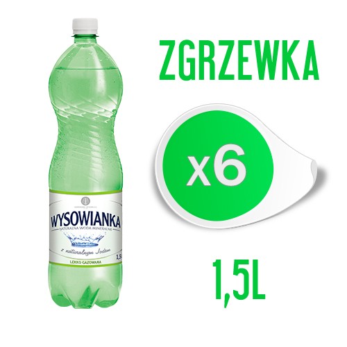 WYSOWIANKA LEKKO GAZOWANA 1,5l (zgrzewka - 6 butelek)